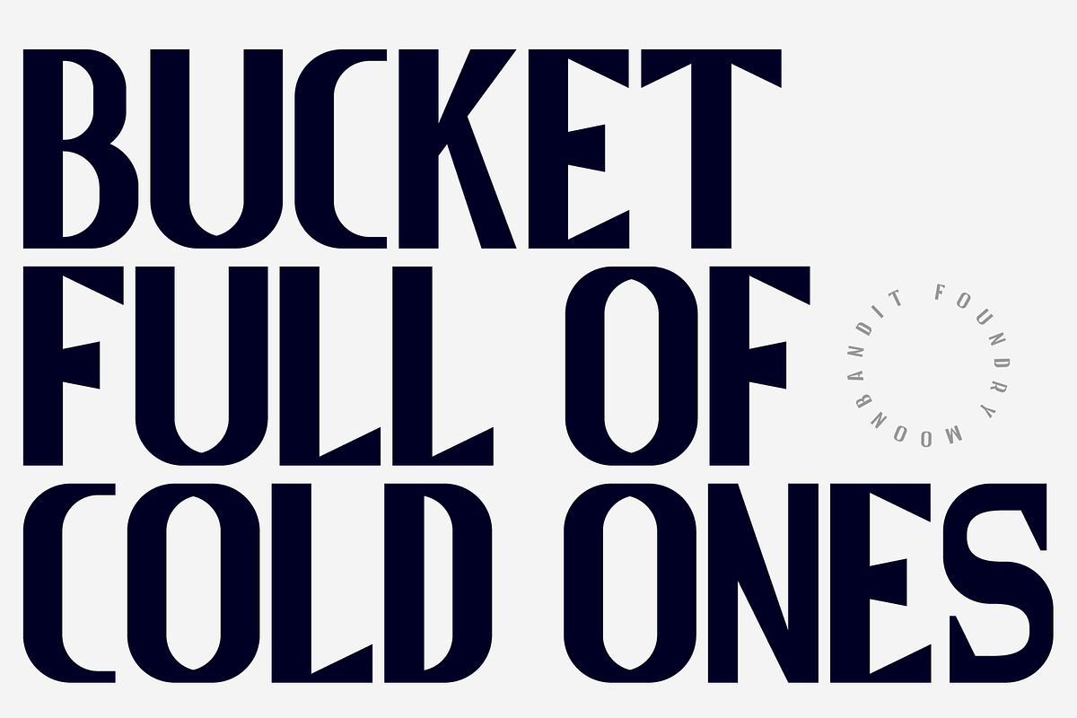 Ergo - Bold All caps grotesque, a Sans Serif Font by MoonBandit (Photo 6 of 6)