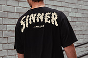 Fire Starter Merch Font, a Handwritten Font by Davide Bassu (Thumbnail 4 of 7)