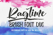 Ragtime - Brush Font Duo, a Script Font by Cruzine (Thumbnail 1 of 11)