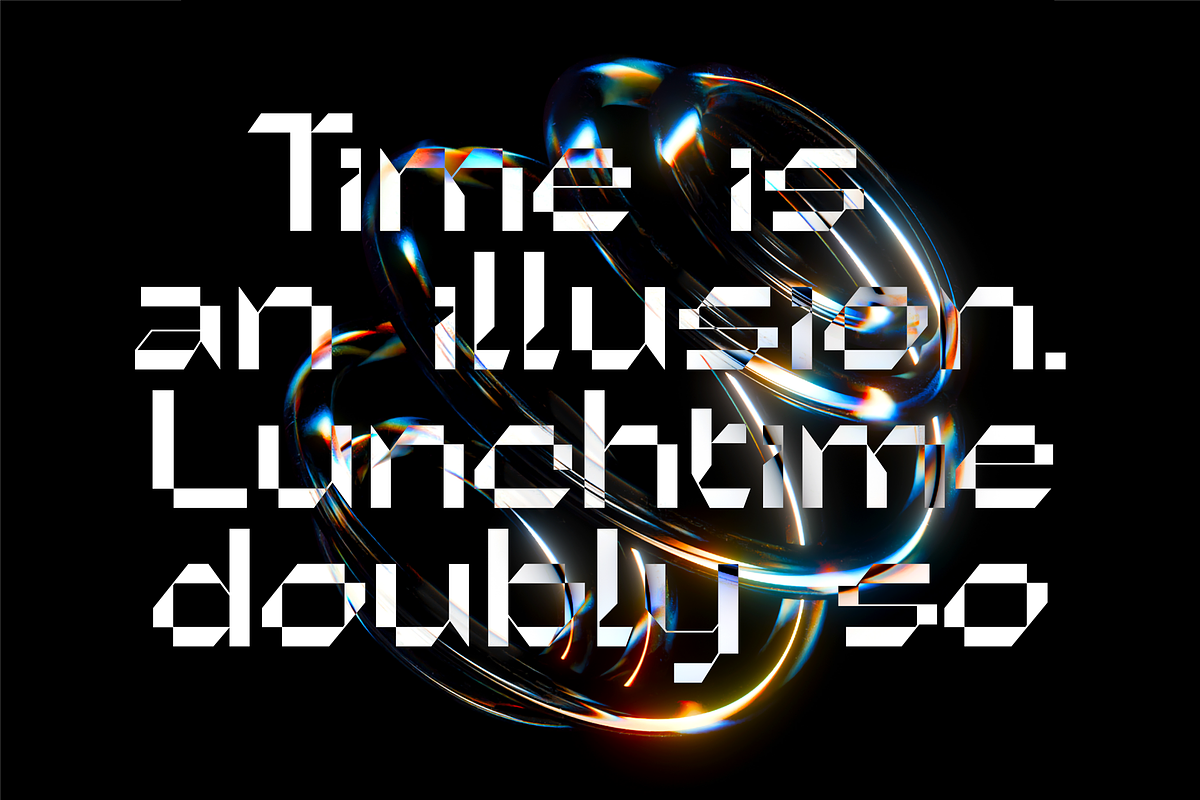 Microbots - Futuristic Font, a Sans Serif Font by limitype (Photo 3 of 10)