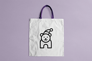 Minimalist Bear Christmas Logo, a Branding & Logo Template by Vectorium Studio (Thumbnail 2 of 2)