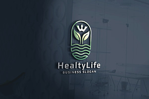 Healthy Life - Wellness Logo, a Branding & Logo Template by Design_Planet