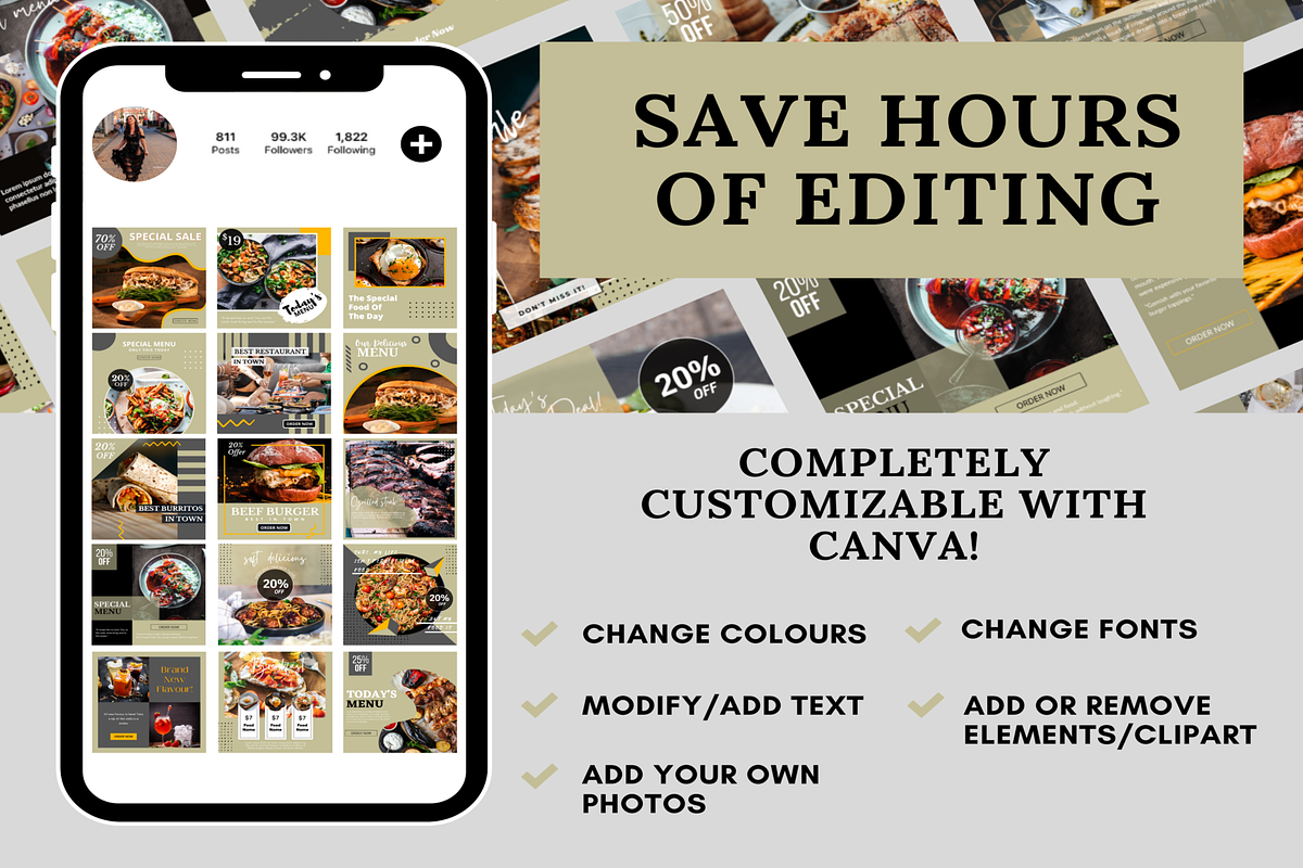 Animated Food Restaurant Instagram, a Social Media Template by LushBury (Photo 6 of 8)