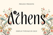 CS Athens – Elegant Font, a Sans Serif Font by Craft Supply Co. (Thumbnail 1 of 8)