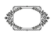 Floral Decorative Frame Vector Bundl, an Illustration by musafir_fashion (Thumbnail 9 of 51)