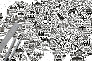 Typography World Map., an Illustration by Moloko88 (Thumbnail 6 of 7)