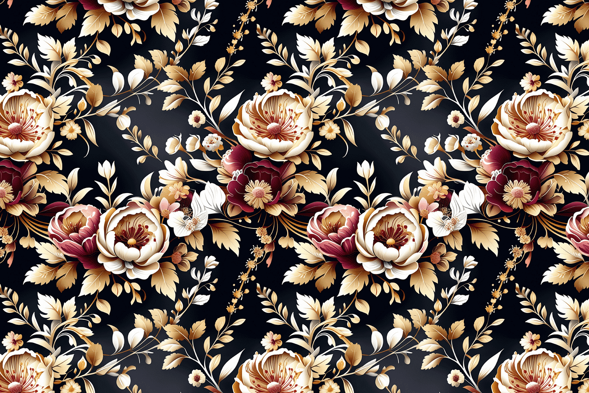 Royal Garden - Floral Patterns, a Pattern Graphic by Art Sproot (Photo 6 of 9)