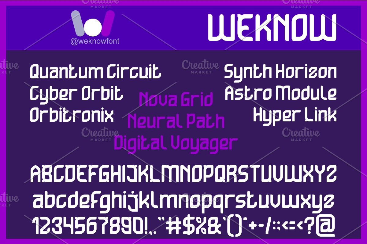 Ultra Human font, a Sans Serif Font by weknow (Photo 5 of 8)