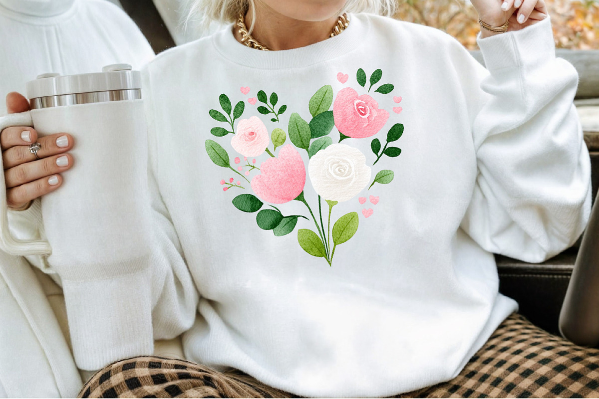 Romantic Pastel Floral Clipart Set, an Illustration by Sublimation Artist (Photo 4 of 6)