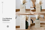 43 Boho Wedding Card Mockups, a Presentation Template by Artcoast Std. (Thumbnail 1 of 11)