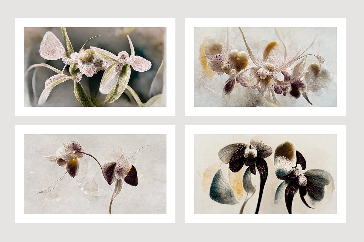 Orid Co. Orchid Flower art, a Texture Illustration by milatovar (Photo 3 of 16)