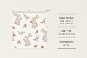 Pattern Little bunny, a Pattern Graphic by Olena Kuznietsova (Thumbnail 2 of 3)