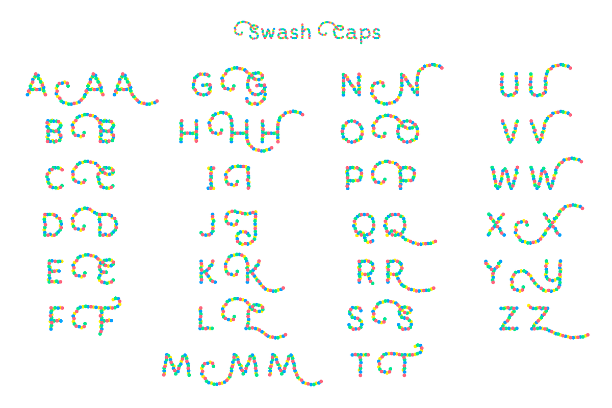 Confetti font preview 2