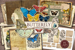 Butterfly Scrapbooking Kit