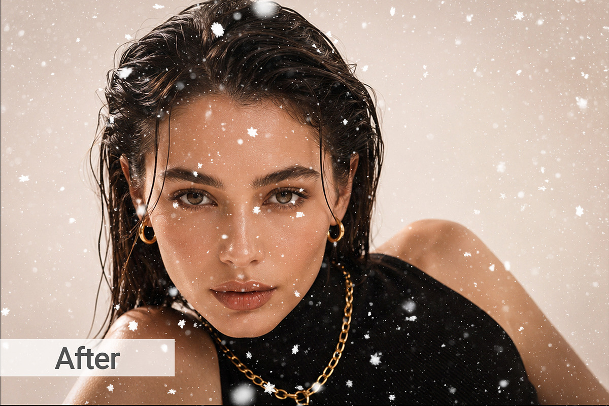 Snowfall Photo Effect, a Layer Style Add-On by graphypix (Photo 3 of 13)