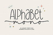 Alphabet Mono Duo, a Script Font by Soft Creative (Thumbnail 1 of 11)