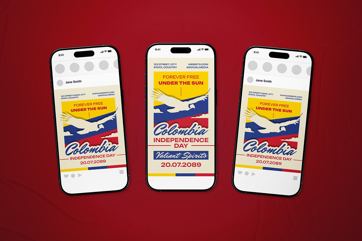 Colombia Independence Day Flyer Set, a Flyer Template by The Good Store (Photo 2 of 2)