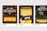 Photography Day - Instagram Post, a Social Media Template by Izdihaar_Studio (Thumbnail 2 of 4)