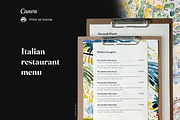Italian Menu Template, a Brochure Template by Cadu's lil Digital Bodega (Thumbnail 1 of 5)