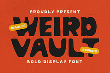 Weird Vault - Display Bold Font