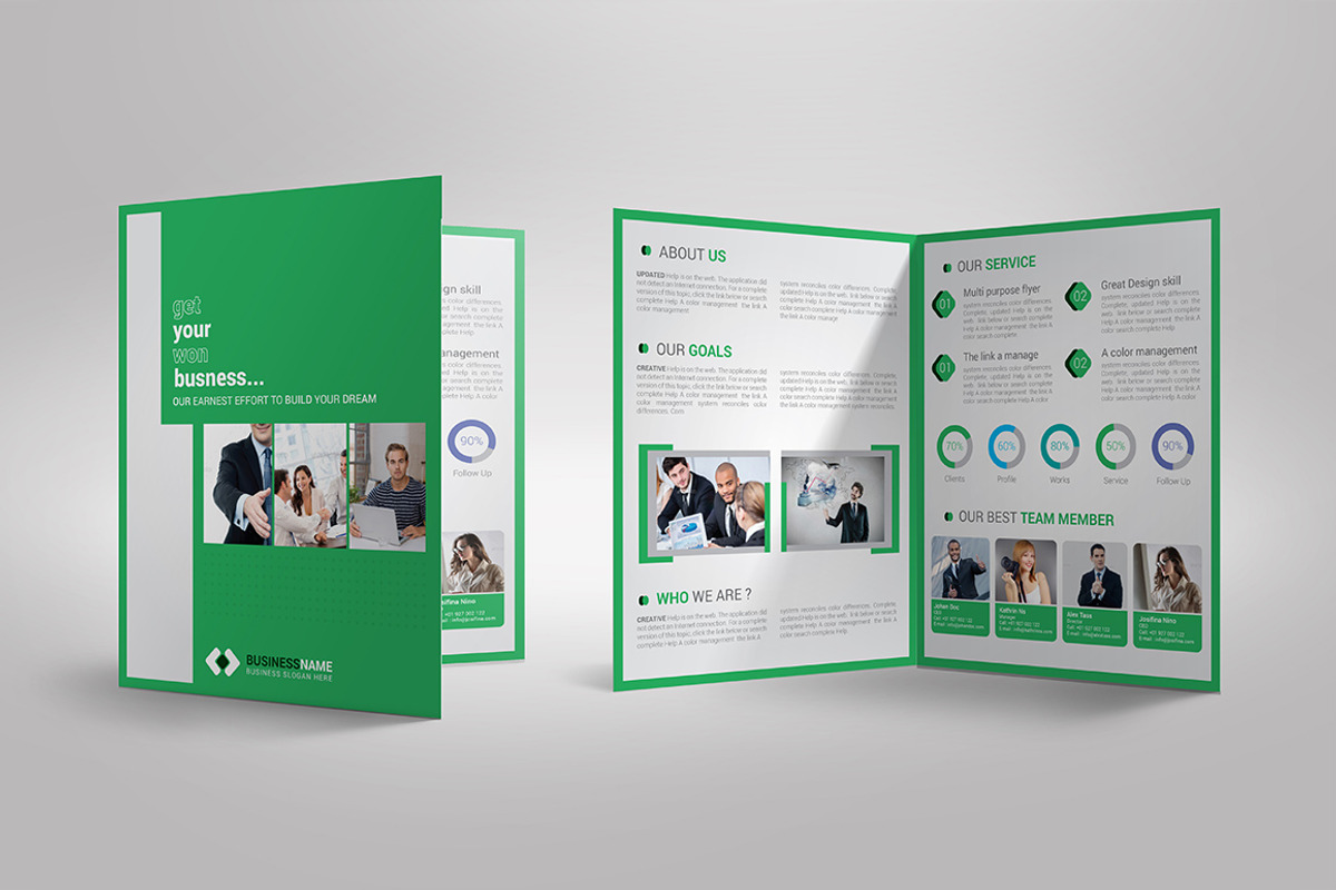 Bi-Fold Brochure Template, a Brochure Template by ideaz_sabbir (Photo 1 of 6)