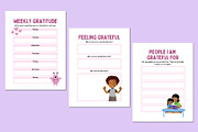 Gratitude Journal For Kids Canva, a Stationery Template by Shumaya (Thumbnail 3 of 5)