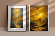 Golden Radiance Illustration, a Decorative Illustration by Housui Patterns (Thumbnail 10 of 12)