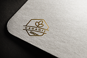 Organic natural food logo design, a Branding & Logo Template by mouze_art (Thumbnail 1 of 4)