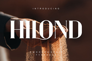 HILOND Modern Serif Typeface