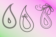 Paisley Ornaments Embellishments, an Illustration by MDD Designs (Thumbnail 4 of 5)