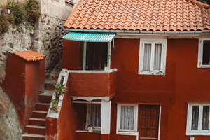Rustic Cudillero vertorama view, an Architecture Photo by SkyNext