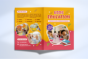 Kids Education Bifold Brochure, a Brochure Template by SquidPixey (Thumbnail 4 of 6)