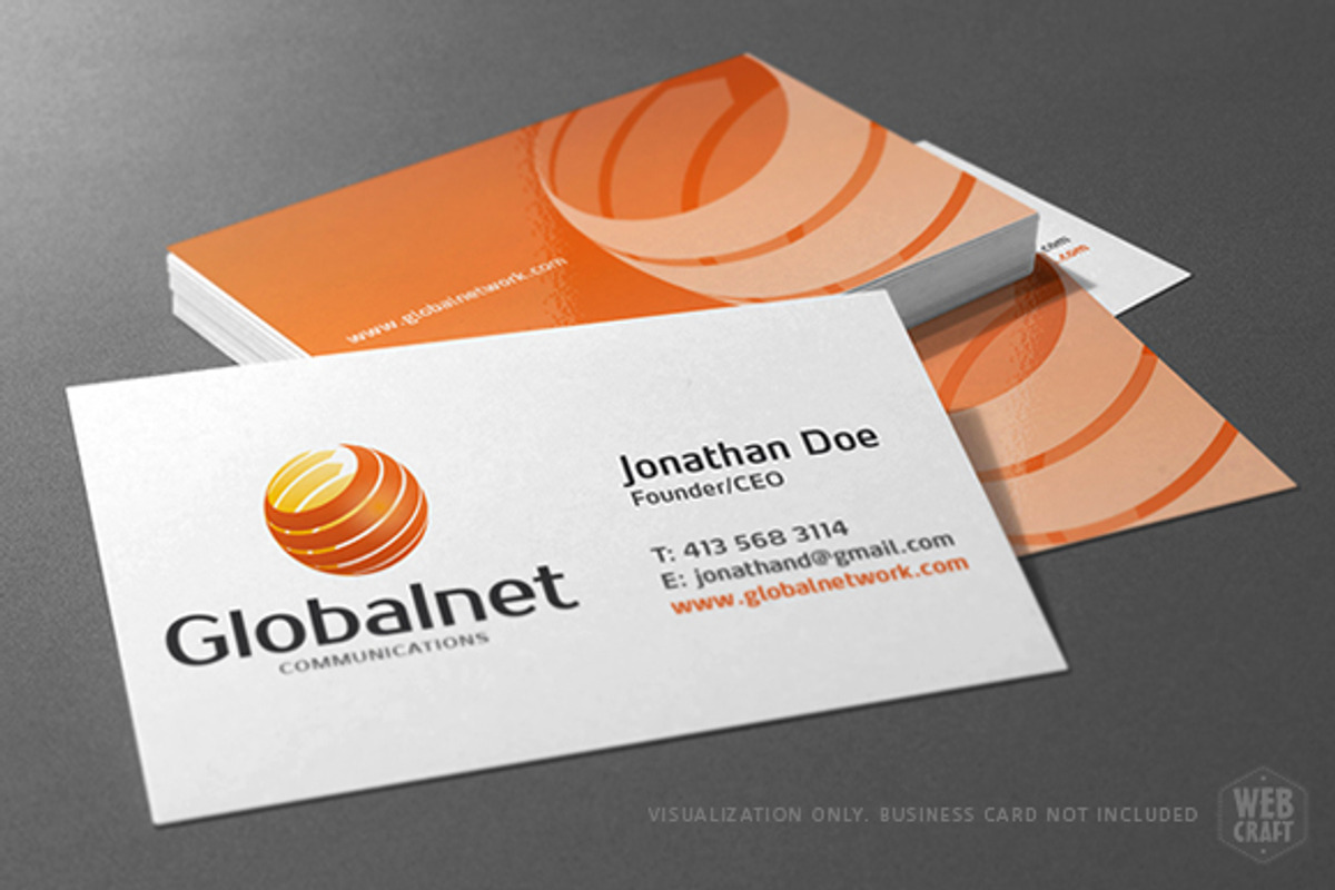 Global Net Software Logo Template, a Branding & Logo Template by WebCraft (Photo 2 of 4)