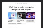 Osei Portfolio Framer Template, a Landing Page Template by Luna Studio (Thumbnail 5 of 10)
