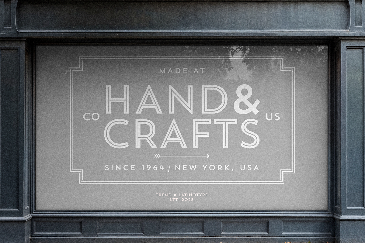 Trend, a Sans Serif Font by Latinotype (Photo 10 of 10)
