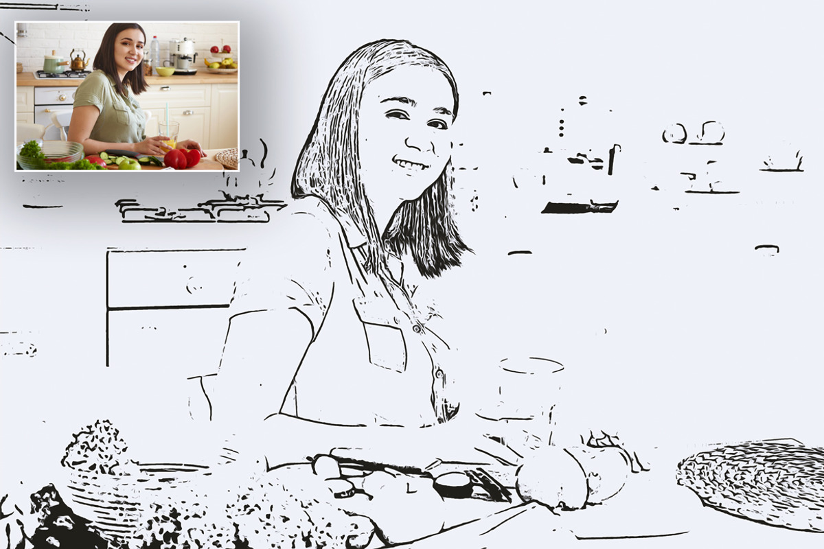 Sketch oil paint, an Action Add-On by Vatdesign (Photo 3 of 5)
