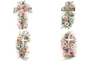 Floral Cross And Frame Collection