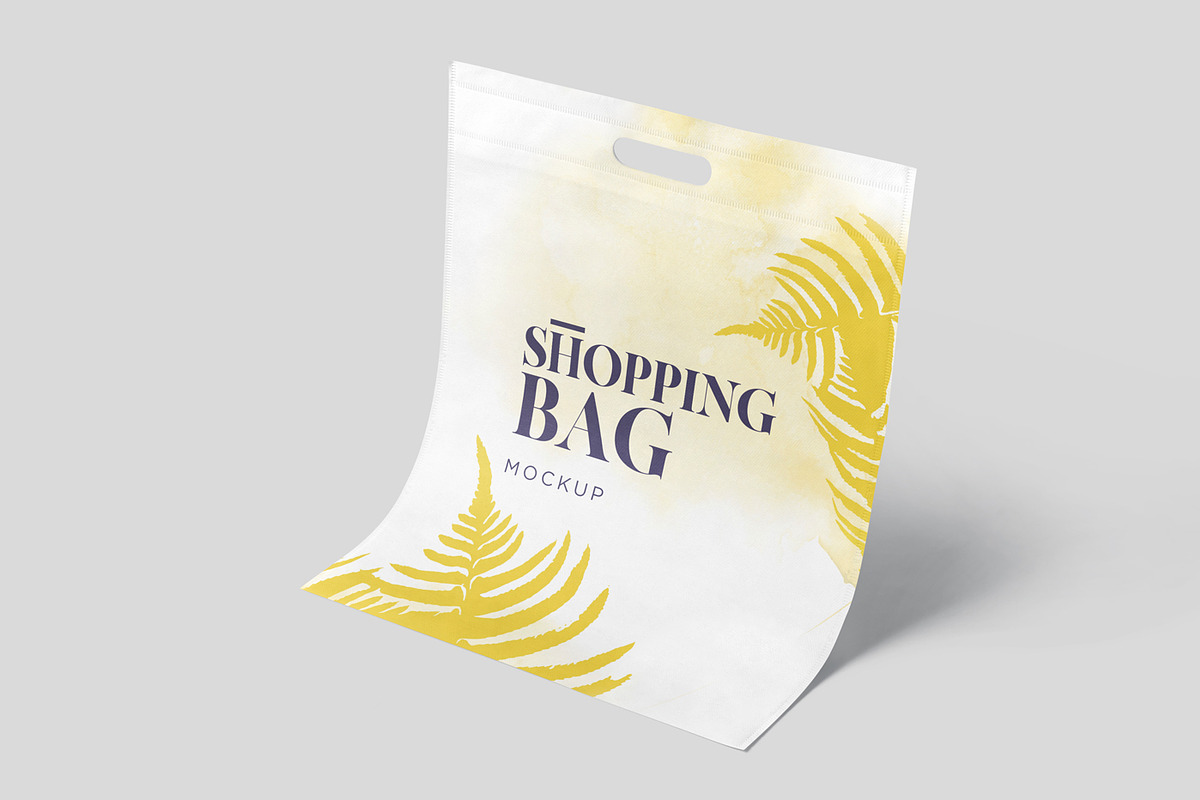 Non Woven D Cut Bag Mockups, a Product Mockup by GfxFoundry (Photo 1 of 6)