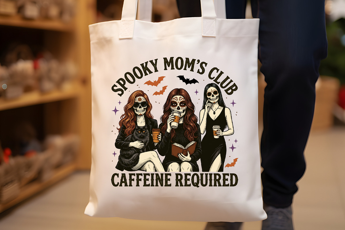 Spooky Skeleton,Coffee Love, a Work Illustration by Sublimation Artist (Photo 8 of 9)