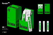 Sachet Box Mockup Set, a Packaging Mockup by Renderteam (Thumbnail 1 of 8)