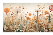 Zewe Collection · Retro Flowerscapes, a Decorative Illustration by milatovar (Thumbnail 15 of 16)