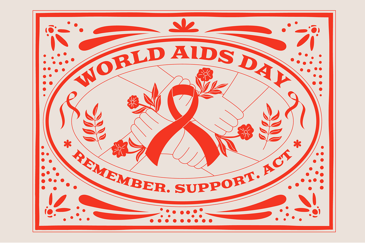 World AIDS Day Full Illustration, a Healthcare Illustration by graphicook