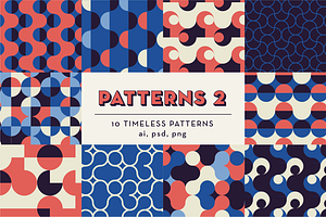 PATTERNS BUNDLE: 100 Geo Patterns