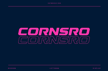 Cornsro - Modern Sport Typeface
