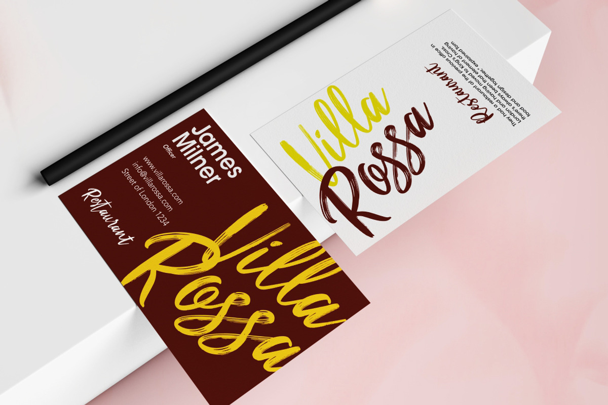 Scarletty Calligraphy Business Font preview 4