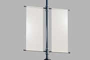 Pole Banner Mockup, an Advertising Mockup by megostudi0 (Thumbnail 3 of 4)