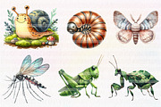 Bug And Insects Clipart, an Illustration by CreationArt (Thumbnail 4 of 5)