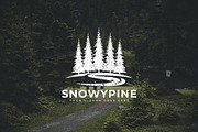 Snowy Pine Logo Template, a Templates & Theme by Maximum Designstudio (Thumbnail 1 of 4)