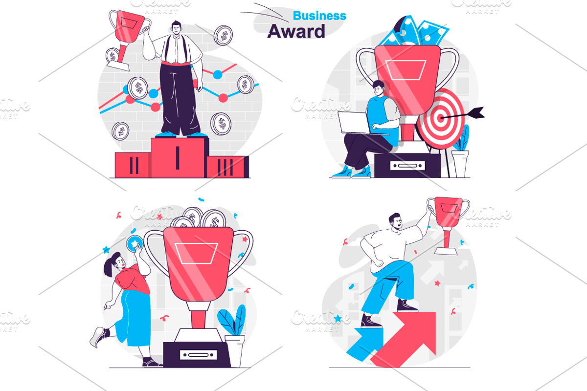 Flat Design Concept Illustrations, a Finance Illustration by alexdndz (Photo 6 of 42)