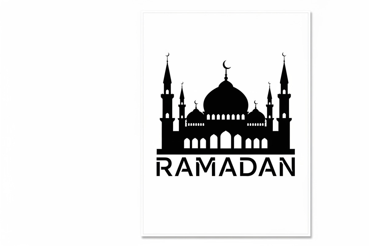 Beautiful Ramadan mosque silhouette, an Illustration by Amazin_art (Photo 27 of 31)